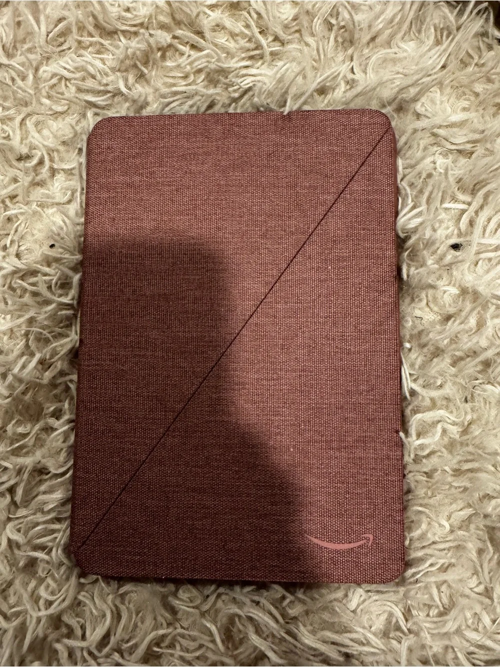 Amazon Tablet with Pink Protective Case and Black Front Bezel